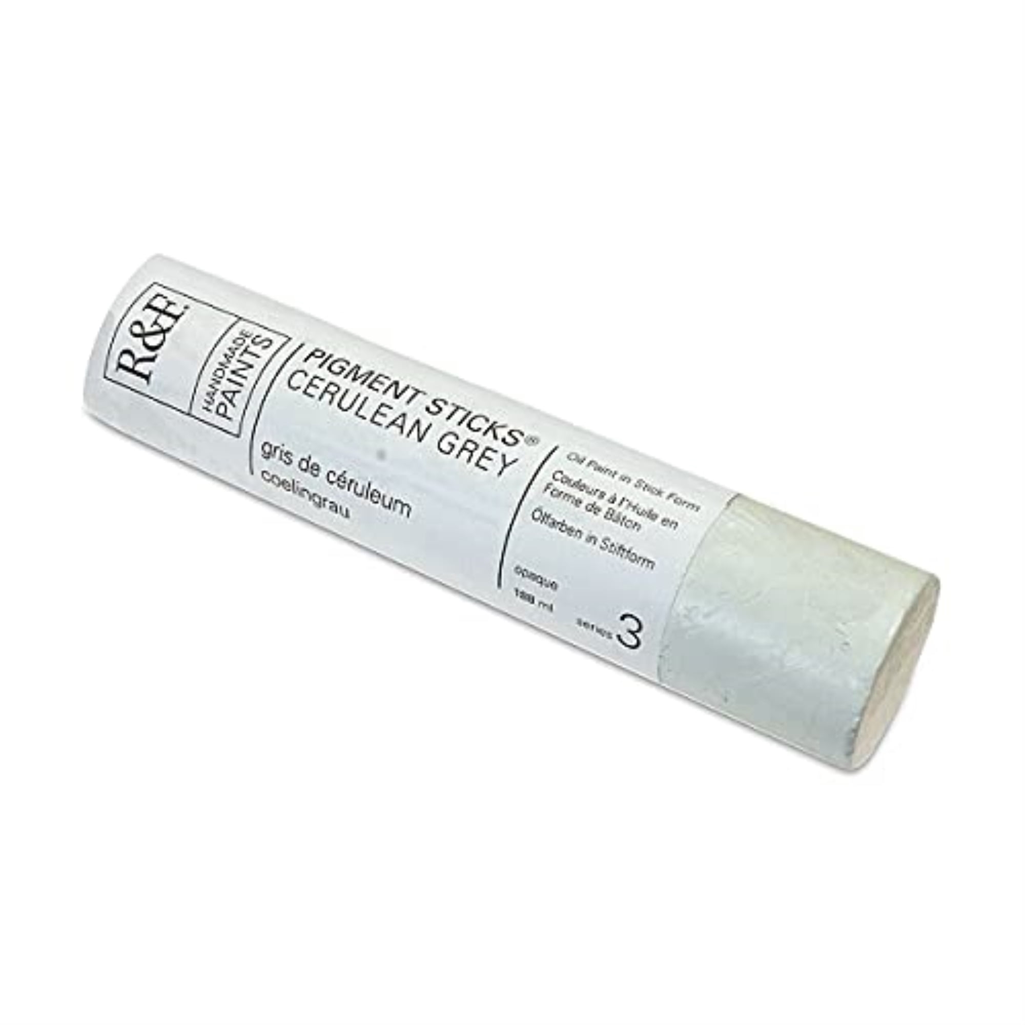 R&F Handmade Paints 223F Oil Pigment Stick 188ml Cerulean Grey