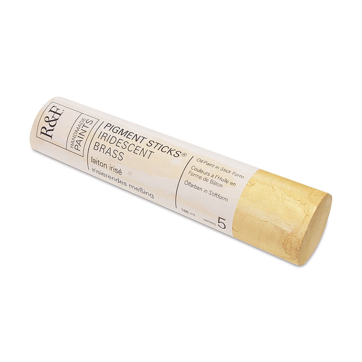 R&F Handmade Paints 2284 Oil Pigment Stick 188ml Iridescent Brass