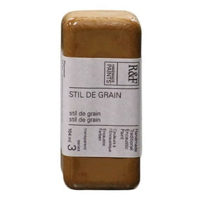 R&F Handmade Paints Encaustic Paint Cake, 104ml, Stil de Grain