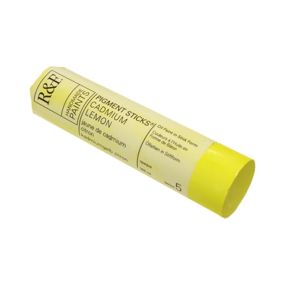 R&F Handmade Paints Pigment Stick, 100ml, Cadmium Lemon