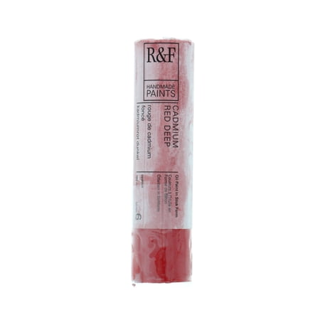 R&F Handmade Paints Pigment Stick, 100ml, Cadmium Red Deep
