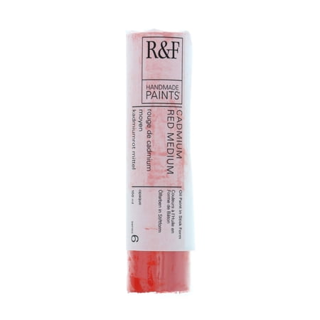 R&F Handmade Paints Pigment Stick, 100ml, Cadmium Red Medium