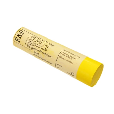 R&F Handmade Paints Pigment Stick, 100ml, Cadmium Yellow Medium