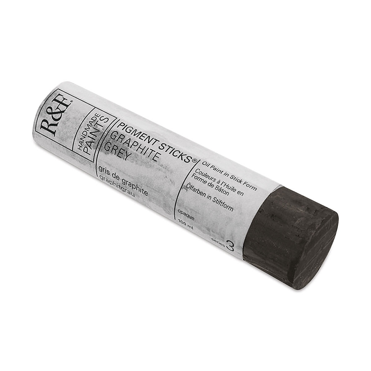 R&F Handmade Paints Pigment Stick, 100ml, Graphite