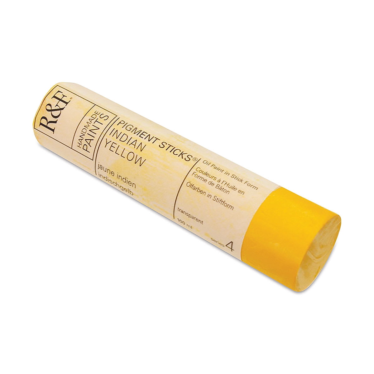 R&F Handmade Paints Pigment Stick, 100ml, Indian Yellow