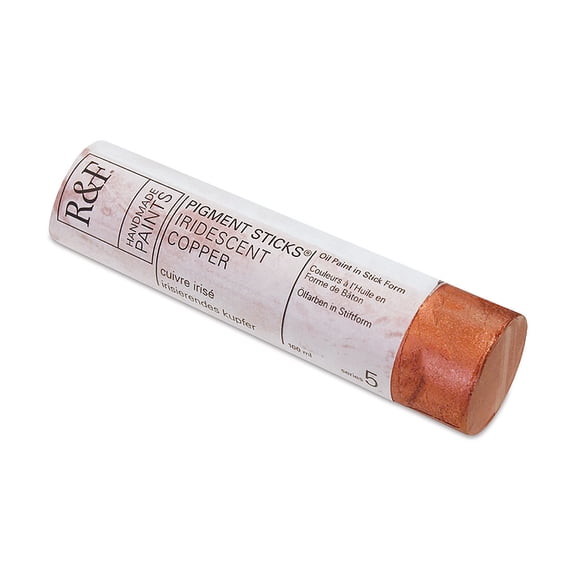 R&F Handmade Paints Pigment Stick, 100ml, Iridescent Copper