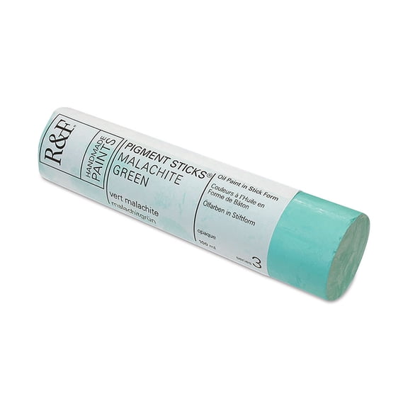 R&F Handmade Paints Pigment Stick, 100ml, Malachite Green