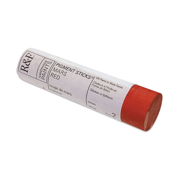 R&F Handmade Paints Pigment Stick, 100ml, Mars Red