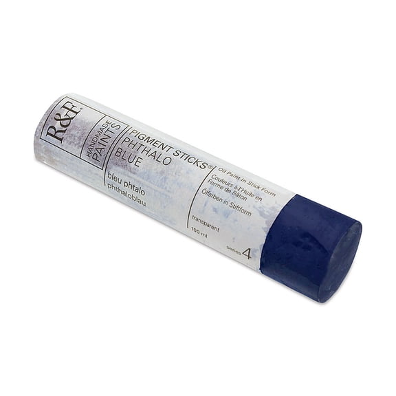 R&F Handmade Paints Pigment Stick, 100ml, Pthalo Blue