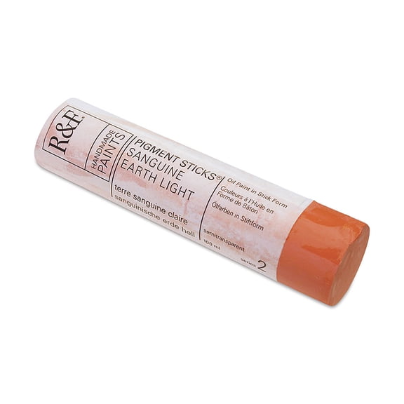 R&F Handmade Paints Pigment Stick, 100ml, Sanguine Earth Light