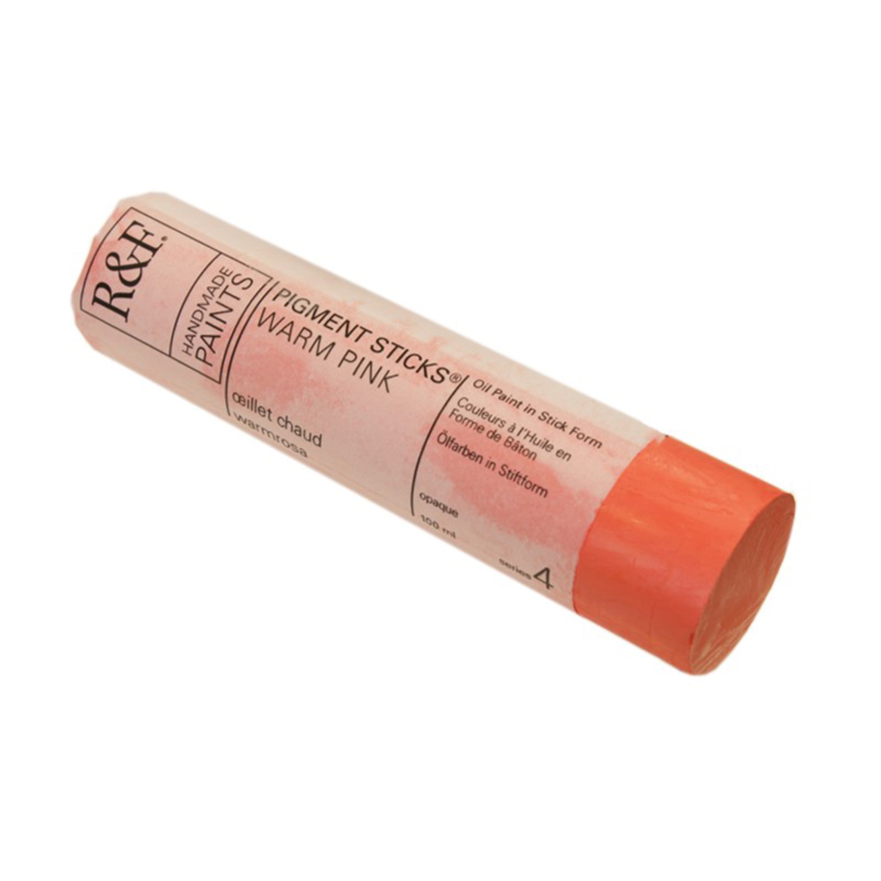 R&F Handmade Paints Pigment Stick, 100ml, Warm Pink
