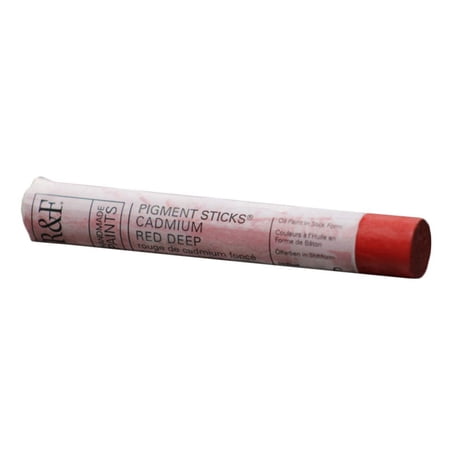 R&F Handmade Paints Pigment Stick, 38ml, Cadmium Red Deep
