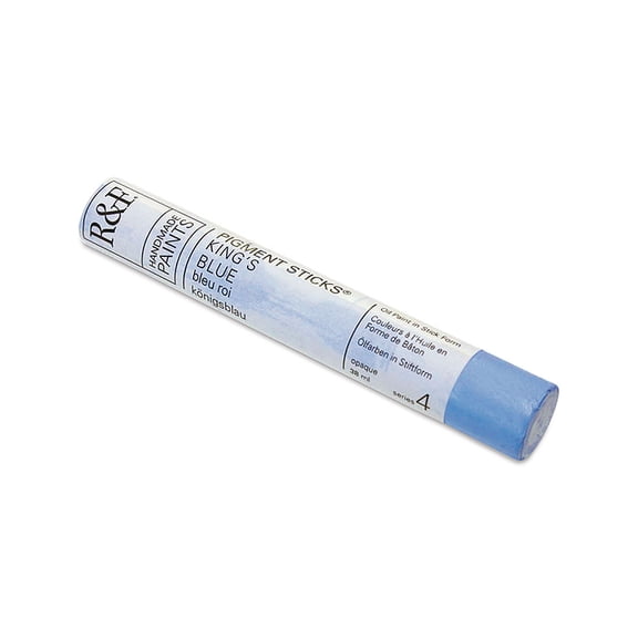 R&F Handmade Paints Pigment Stick, 38ml, Kings Blue