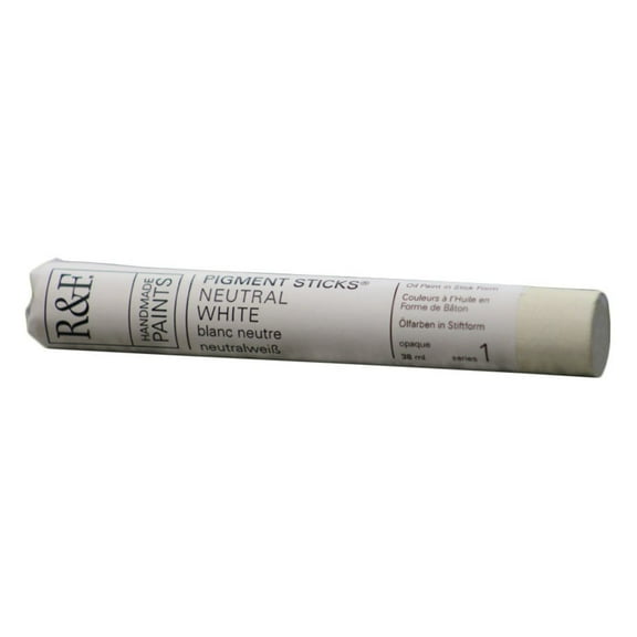 R&F Handmade Paints Pigment Stick, 38ml, Neutral White