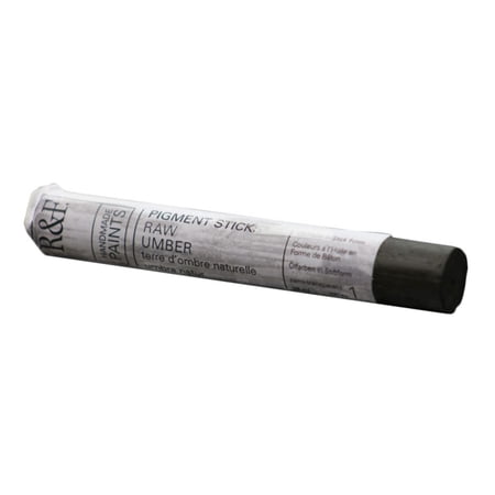 R&F Handmade Paints Pigment Stick, 38ml, Raw Umber