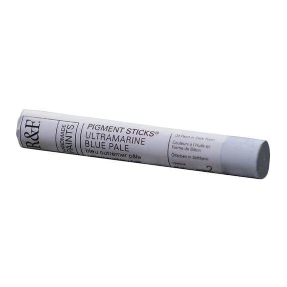 R&F Handmade Paints Pigment Stick, 38ml, Ultramarine Blue Pale