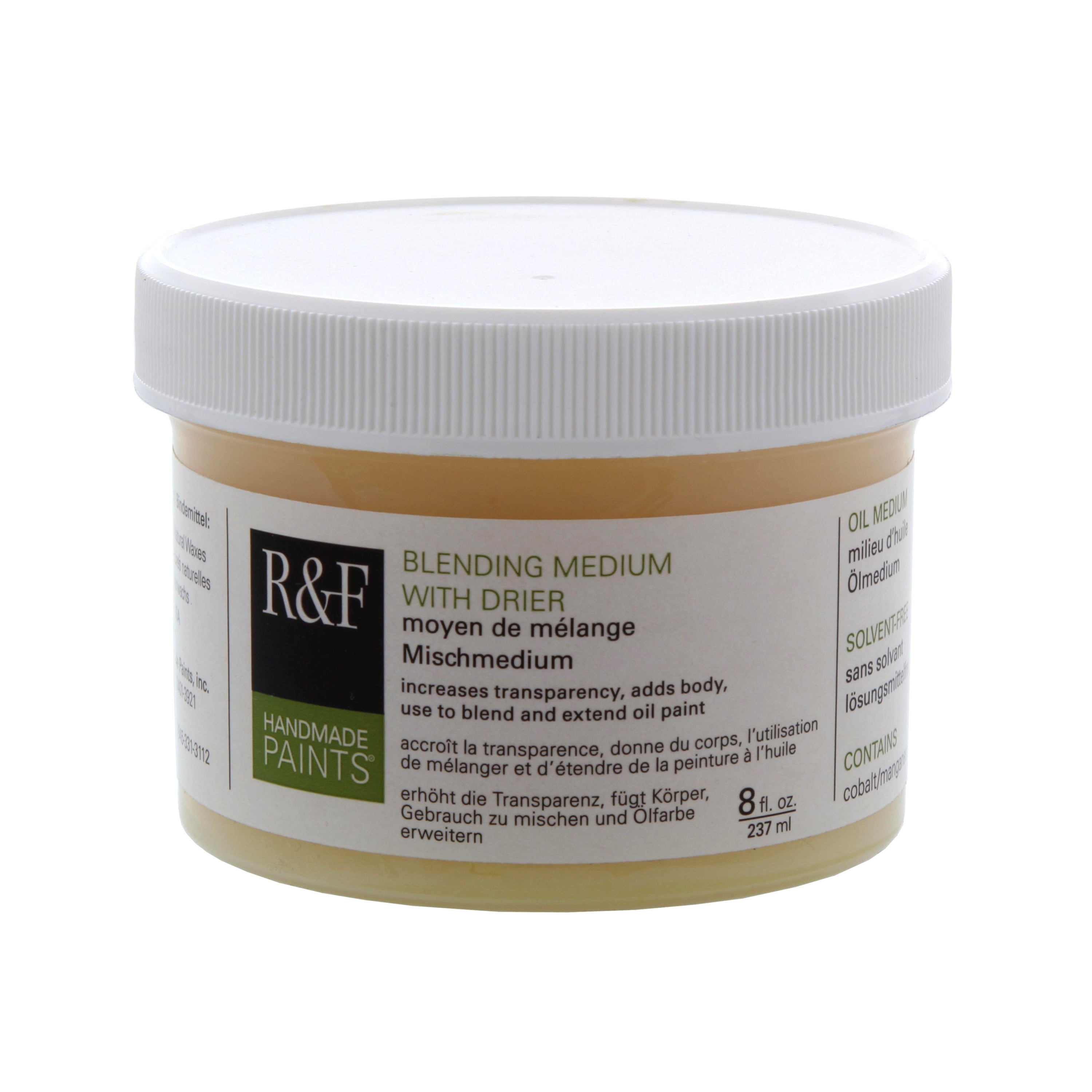 R&F Handmade Paints Pigment Stick Blending Medium with Drier, 8 oz.