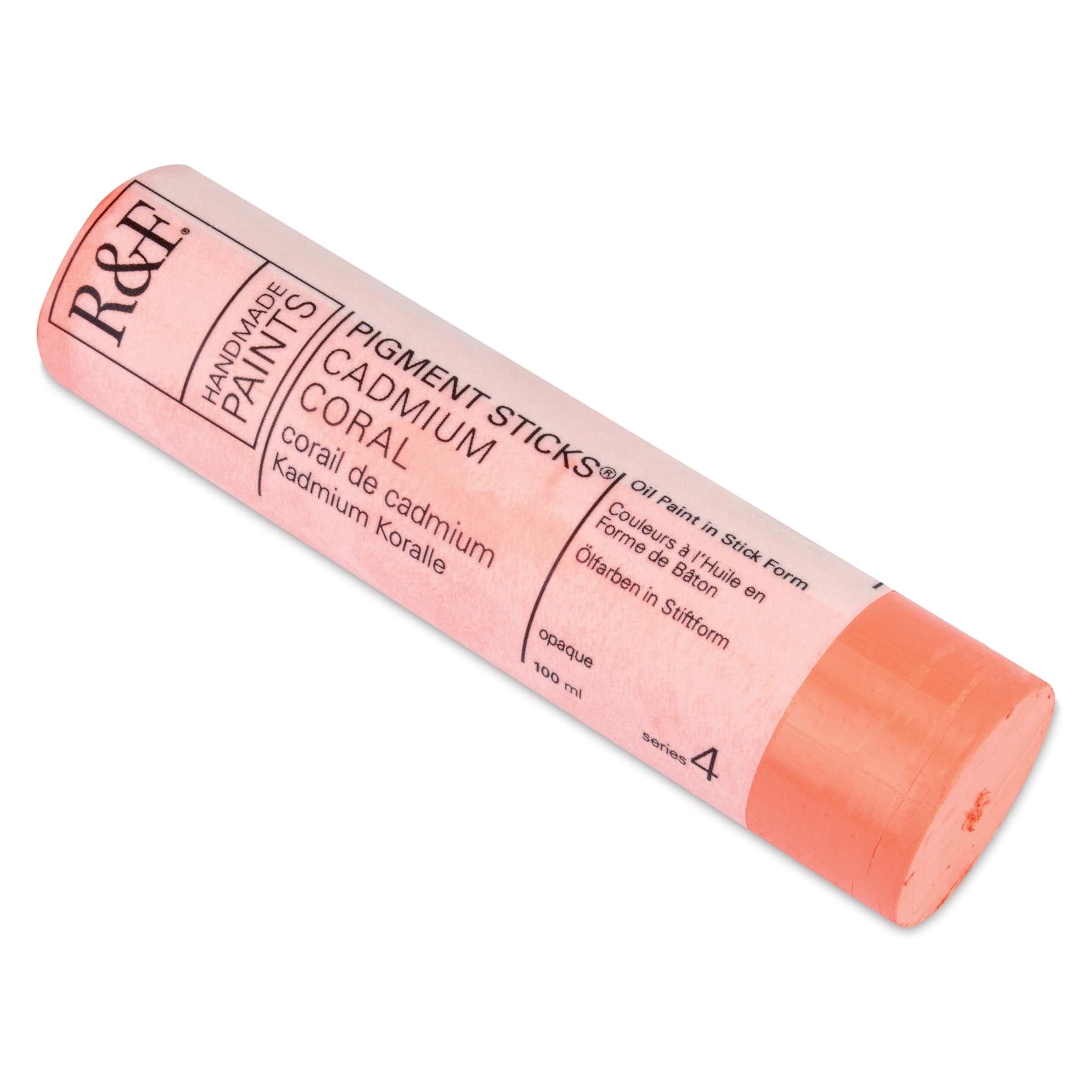 R&F Pigment Stick - Cadmium Coral, 100 ml stick