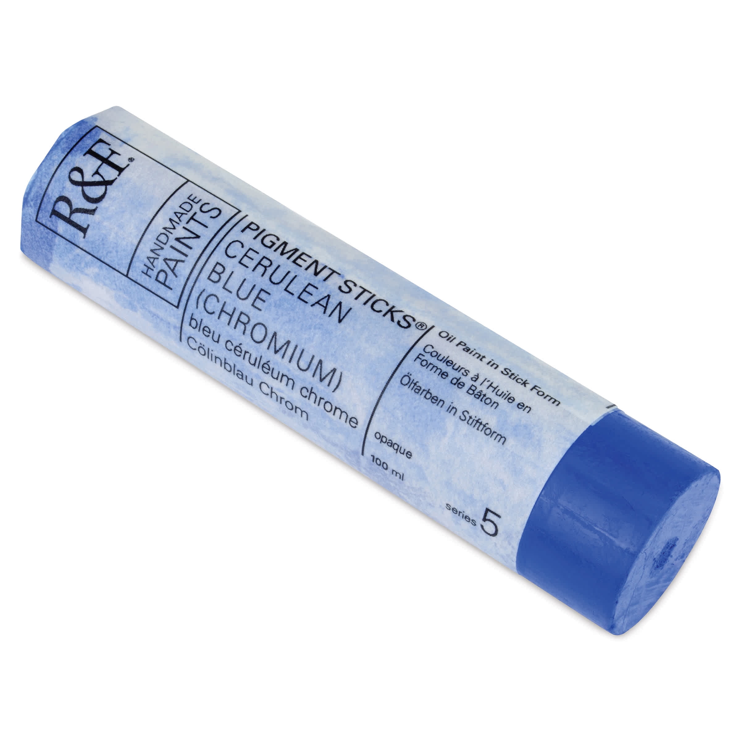 R&F Pigment Stick - Cerulean Blue (Chromium), 100 ml Stick