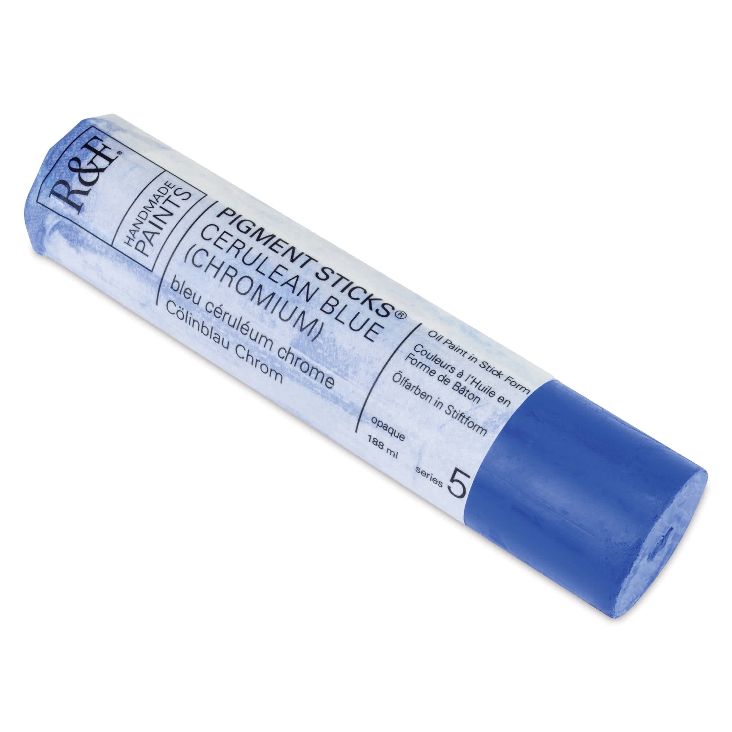 R&F Pigment Stick - Cerulean Blue (Chromium), 188 ml Stick