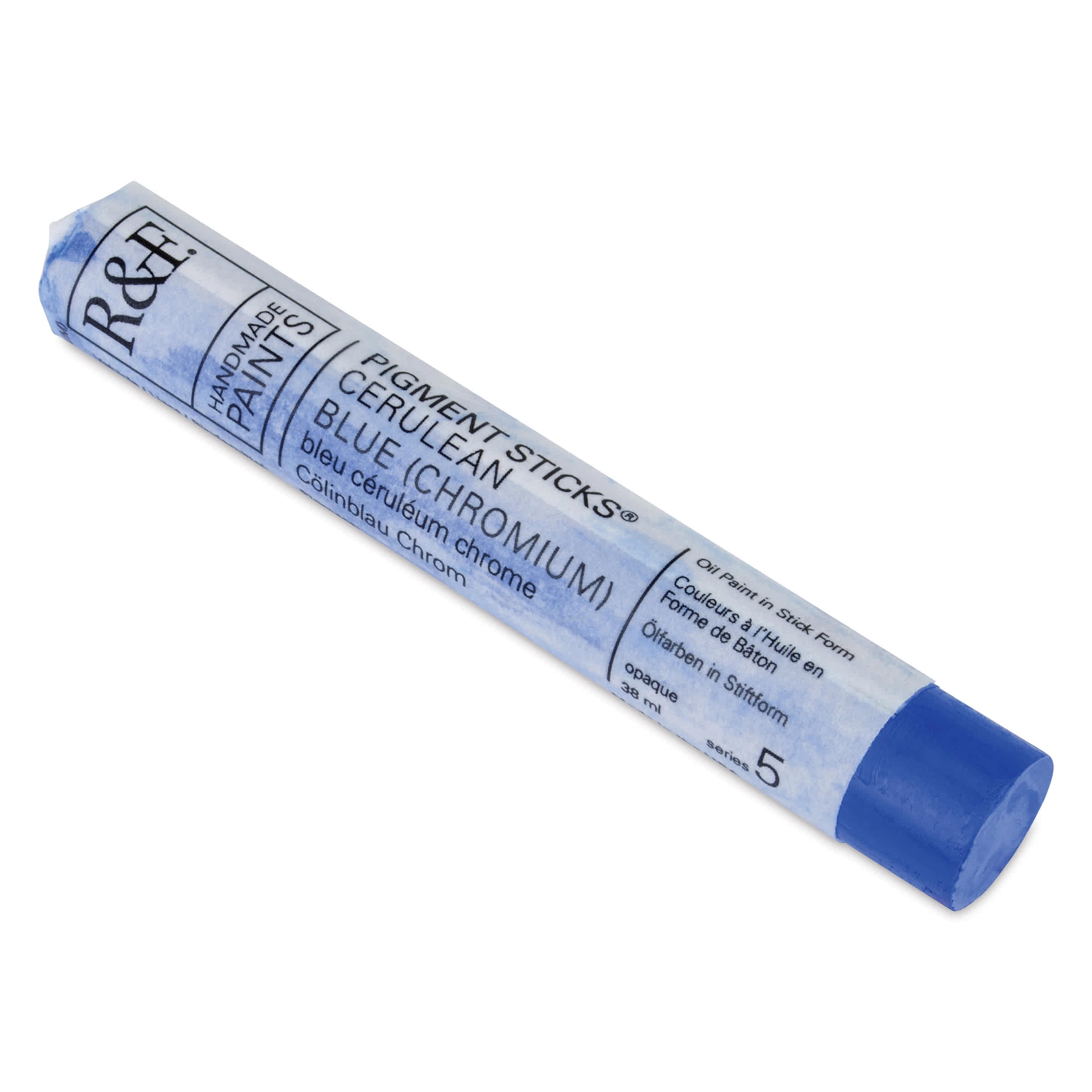 R&F Pigment Stick - Cerulean Blue (Chromium), 38 ml Stick