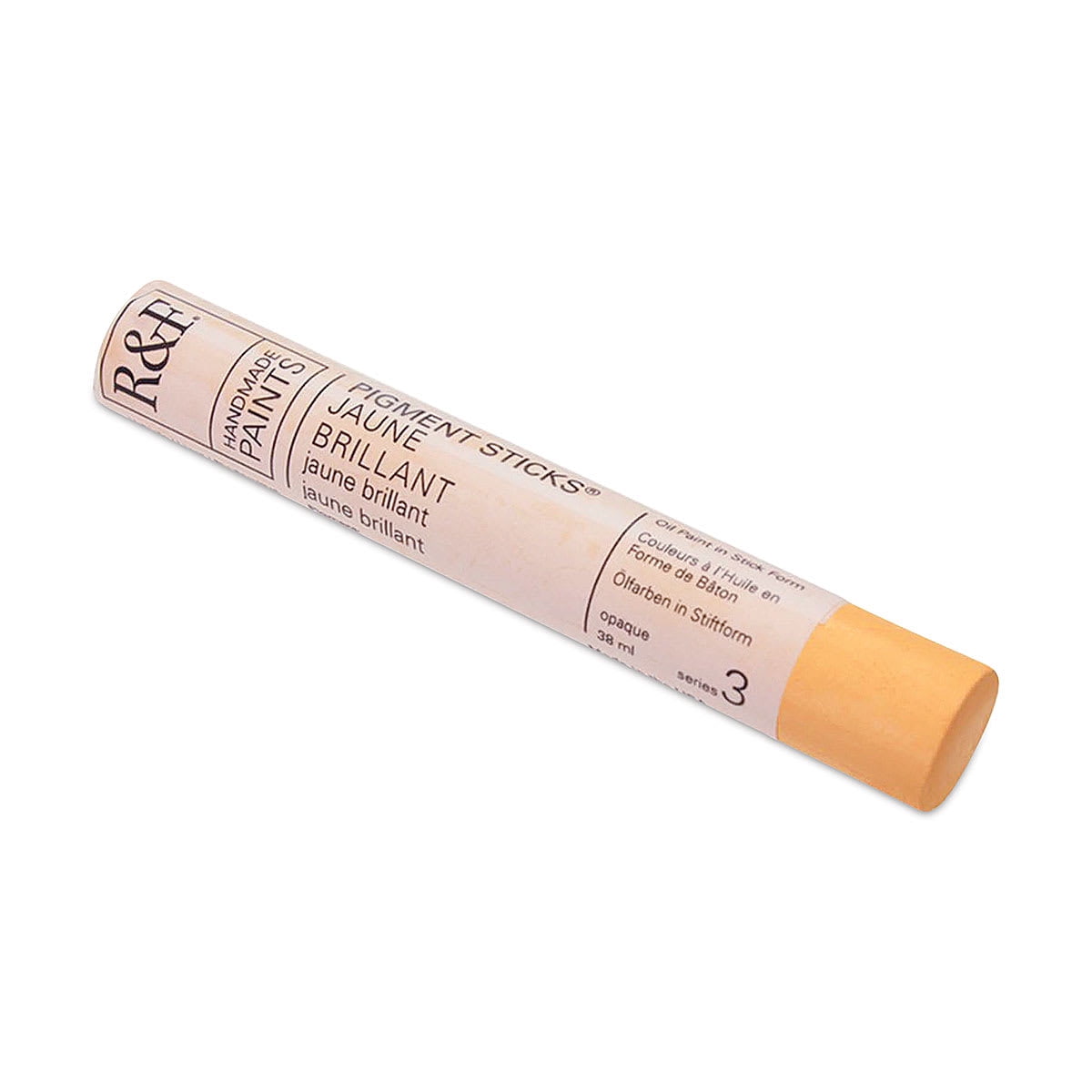 R&F Handmade Paints - Pigment Sticks - Jaune Brilliant