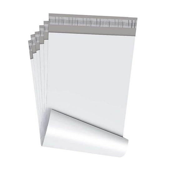 R & G 100-Pack Poly Mailers, Strong Adhesive Sealing, Waterproof, Tear-Resistant, 7 1/2 x 10 1/2 Inch