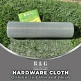 thumbnail image 1 of R & G 48” x 50’ Hot-dip Galvanized Hardware Cloth - 1/2” Opening 19 Gauge Galvanized Chicken Wire Mesh Roll for Vegetable Garden/Tree Fencing, Chicken/Duck/Rabbit Cage Wire, Animal Enclosure, 1 of 11