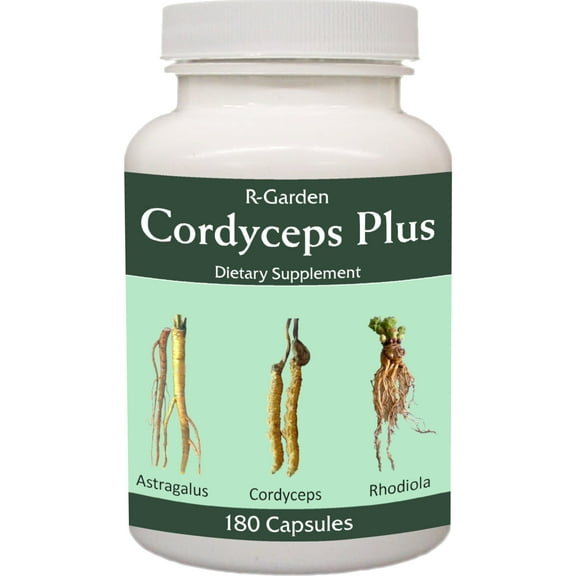 R-Garden Cordyceps Plus, 180 caps.