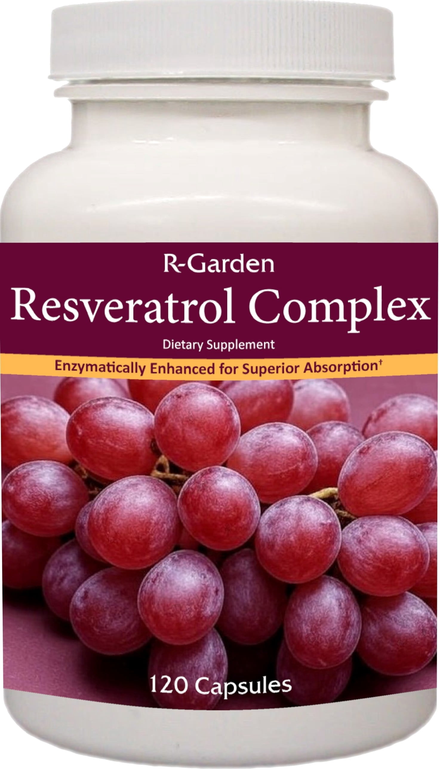 R-Garden Resveratrol Complex, 120 caps.