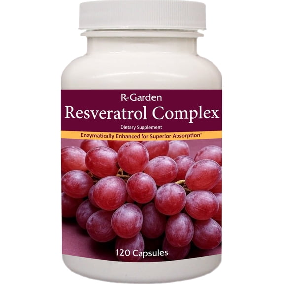 R-Garden Resveratrol Complex, 120 caps.