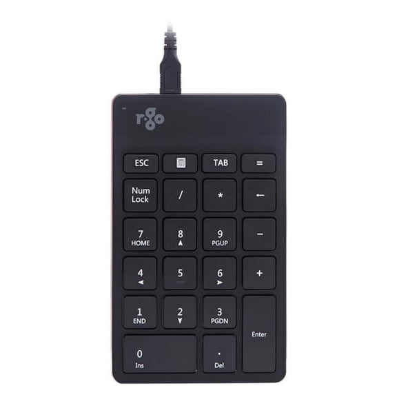 R-Go Tools Break USB Number Pad, Black