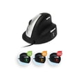 thumbnail image 1 of R-Go Tools USB Wired Vertical Ergonomic Break Mouse, Anti-RSI Software, Large, [Hand Size > 185mm], Right-Hand, Black/Silver, 5 Buttons, LED Pause Indicator, for Windows, Linux, Plug and Play, 1 of 6