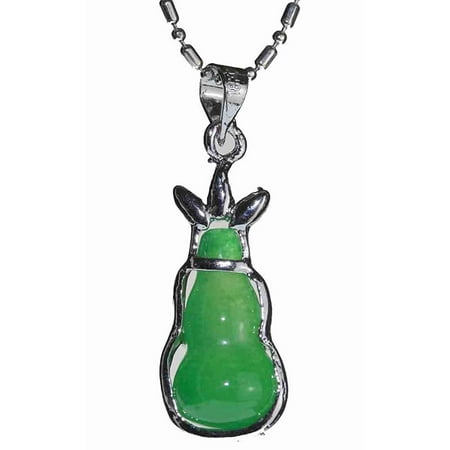 R. H. Jewelry Simulated Green-Jade Wu Lou Pendant