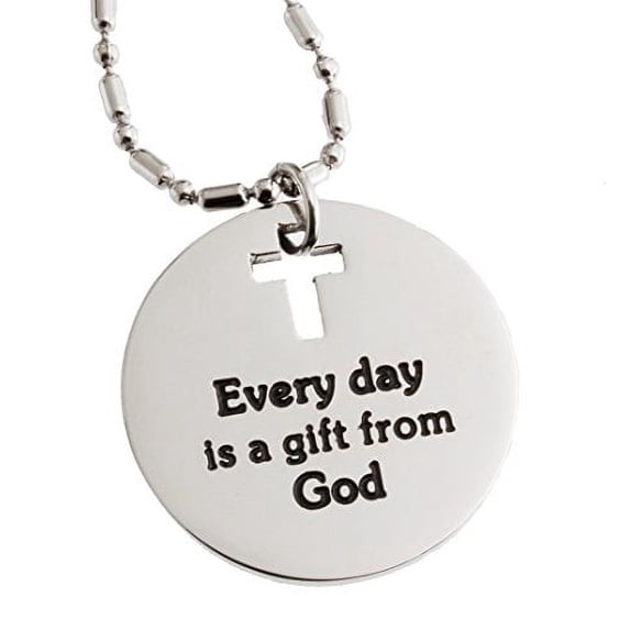 R.H. Jewelry Stainless Steel Cross Pendant for Men or Women Neckacle
