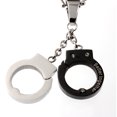 thumbnail image 1 of R.H. Jewelry Stainless Steel Pendant, Handcuff Pendants Necklace Black and White Two Ton Color, 1 of 5