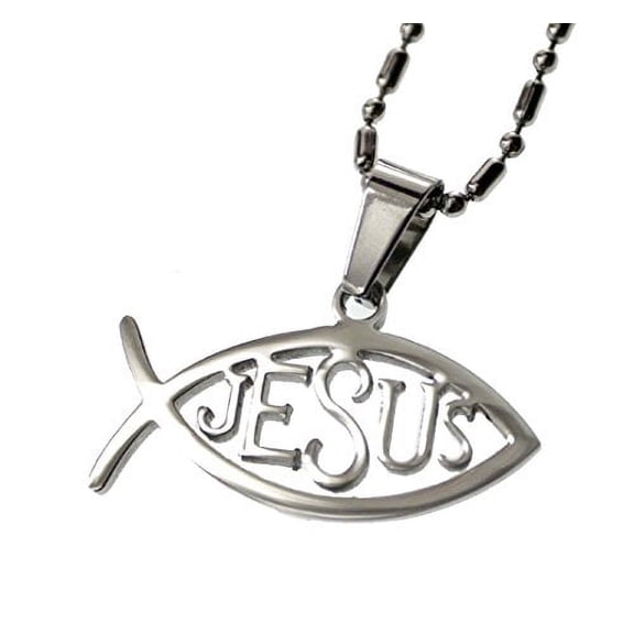 R.H. Jewelry Stainless Steel Religious Pendant