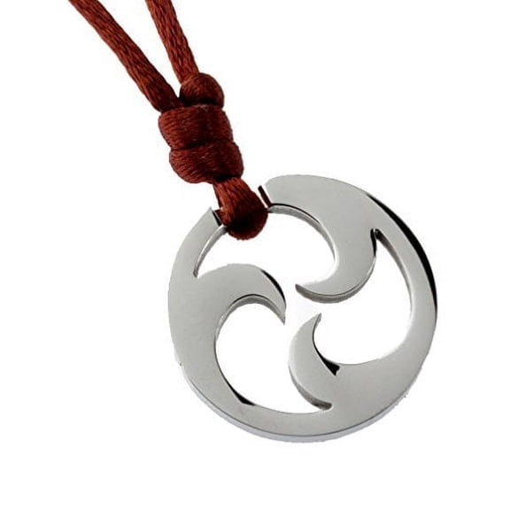R.H. Jewelry Stainless Steel the Koru Tribal Braided Rope Necklace