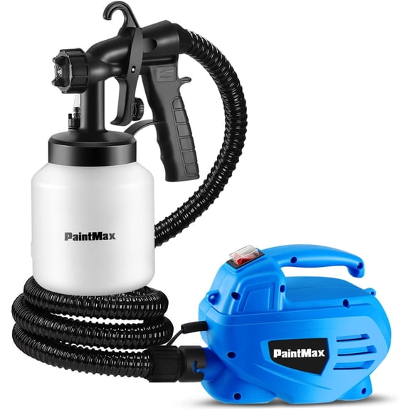 (R) HVLP Electric Sprayer - 800ml/min High Power with 3 Patterns, Adjustable Valve Knob, Quick Refill Lid, Easy Cleaning for & DIY Projects