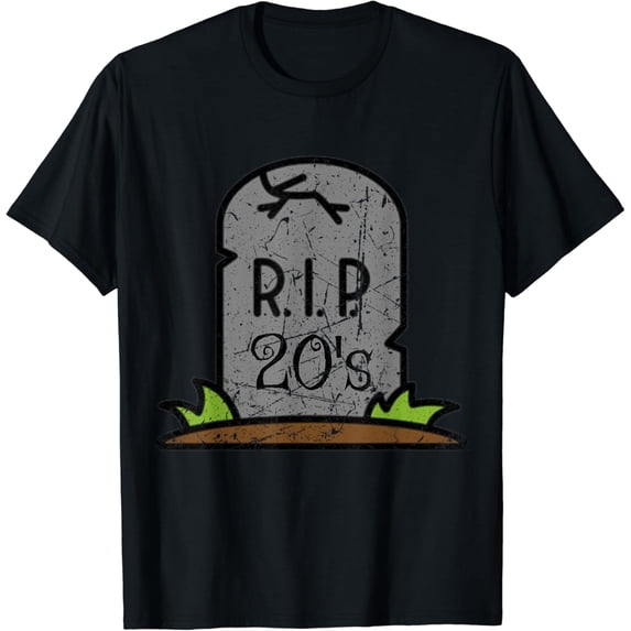 R.I.P. Death to my 20's party, 30th Birthday, FUNNY vintage T-Shirt