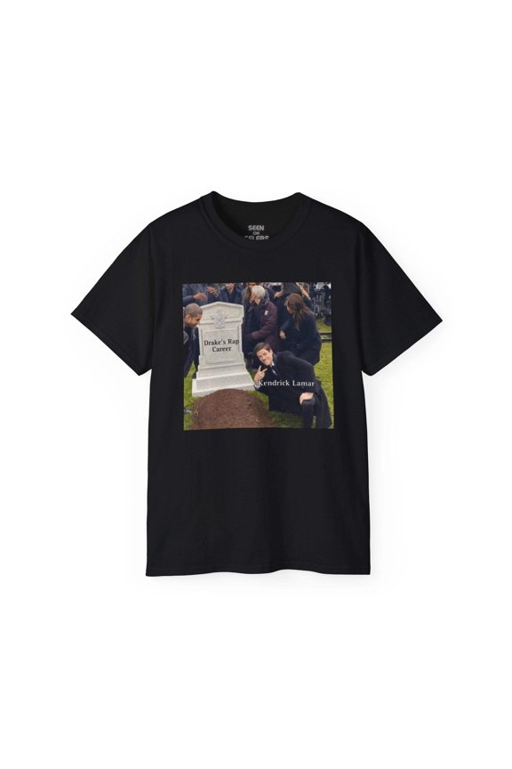 R.I.P. Drake's Career via Kendrick Tombstone T-shirt | 5 Colors
