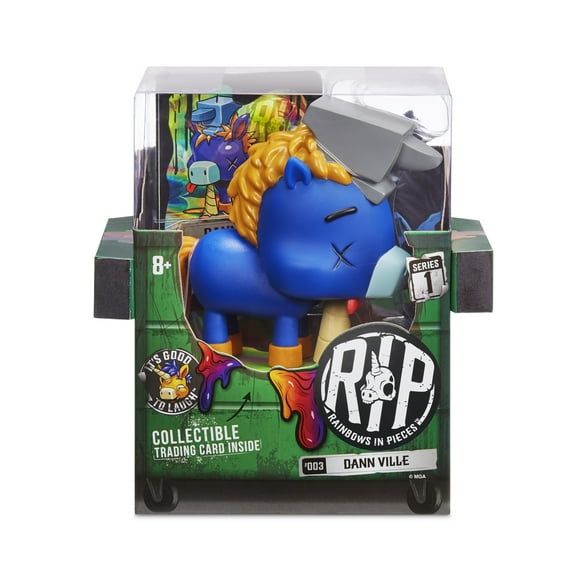 R.I.P. Rainbows in Pieces Gnarly, Messed Up, Dead Unicorn Character Dann Ville