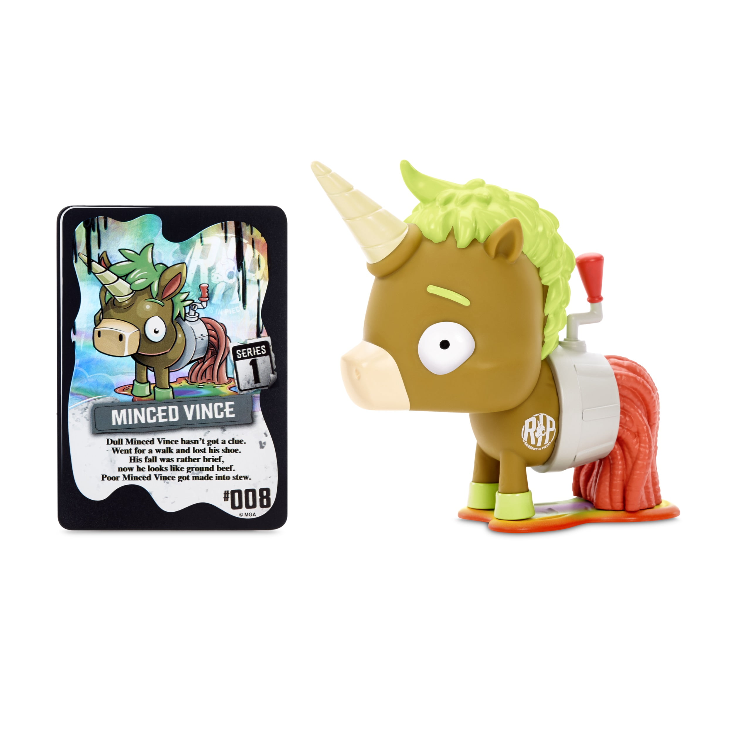 R.I.P. Rainbows in Pieces Gnarly, Messed Up Unicorn Character