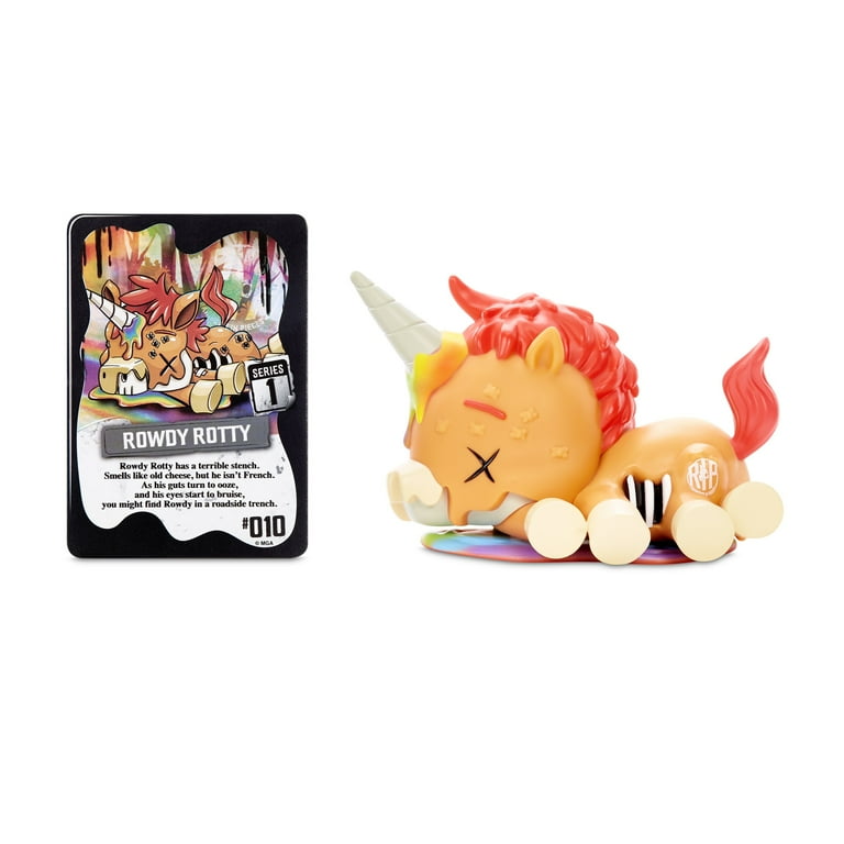 R.I.P. Rainbows in Pieces Gnarly, Messed Up Unicorn Character