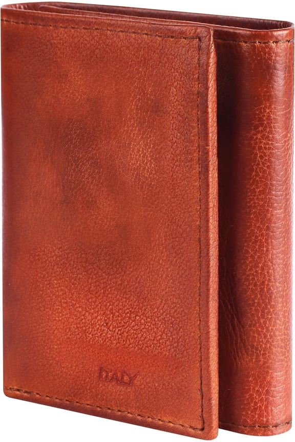 (R) Italian Luxury Leather Wallets For Men | Trifold