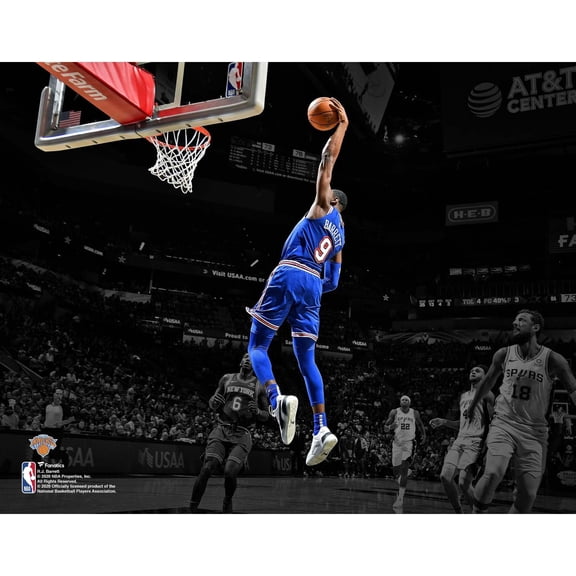 RJ Barrett New York Knicks Unsigned 2019 NBA Rookie Debut Photograph