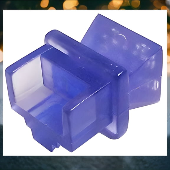 R.J. Enterprises - RJ45 Jack Dust Cover, Cap, Protector, Blue (100 Pcs)