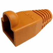 R.J. Enterprises - RJ45 Strain Relief Boot Orange 0.035/p 2-Bag, 100pcs ea