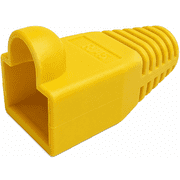 R.J. Enterprises - RJ45 Strain Relief Boot Yellow 0.035/p 2-Bags, 100pcs ea