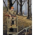 thumbnail image 1 of R.J. McDonald Ol Drop Tine Boy Deer Hunting Print 15"x19", 1 of 1